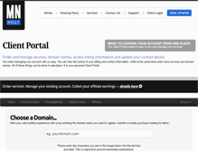 Tablet Screenshot of billing.mnhost.com